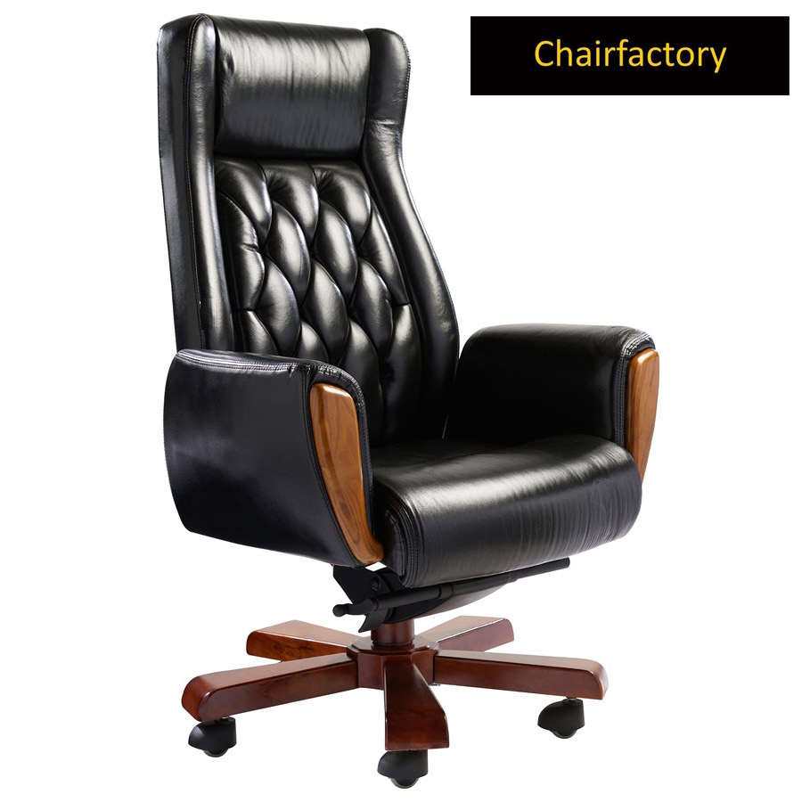 100% Genuine Leather High Back chair | Chair Factory